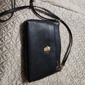 Michael Kors Black Leather Crossbody with Wallet